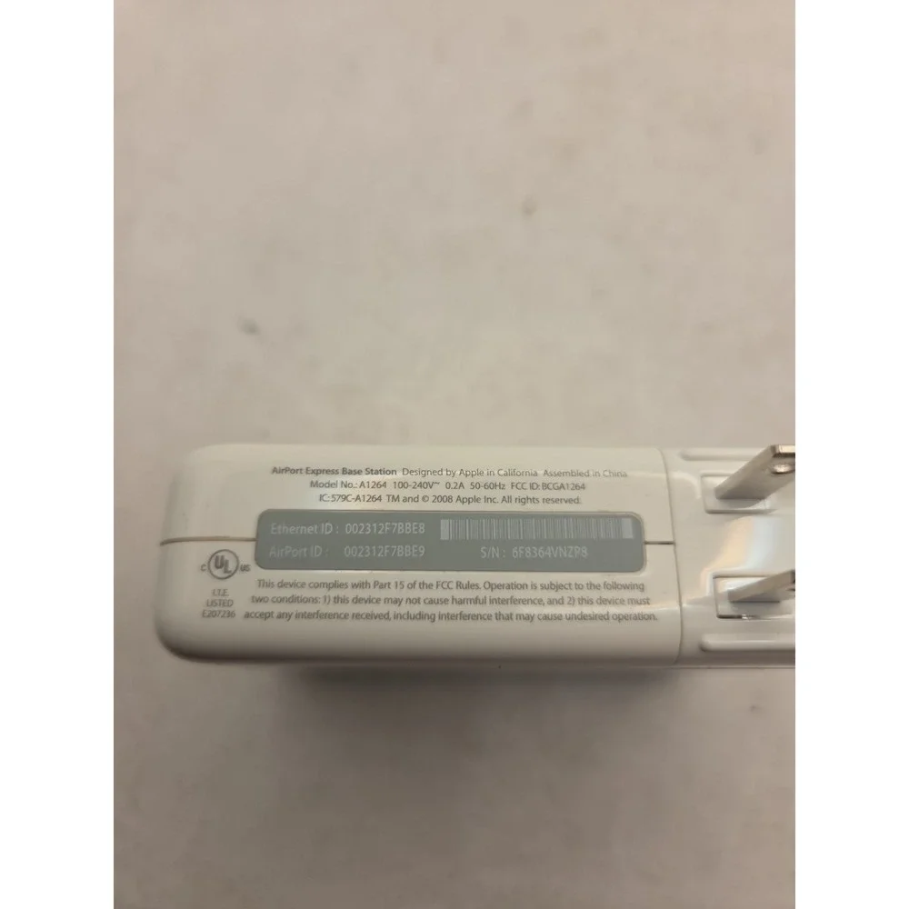 GENUINE Apple Airport Express A1264 54 Mbps 10/100 Wireless N Router